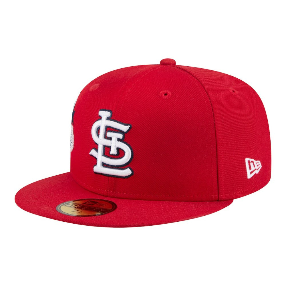 St. Louis Cardinals City Patch 59FIFTY Fitted Hat Red