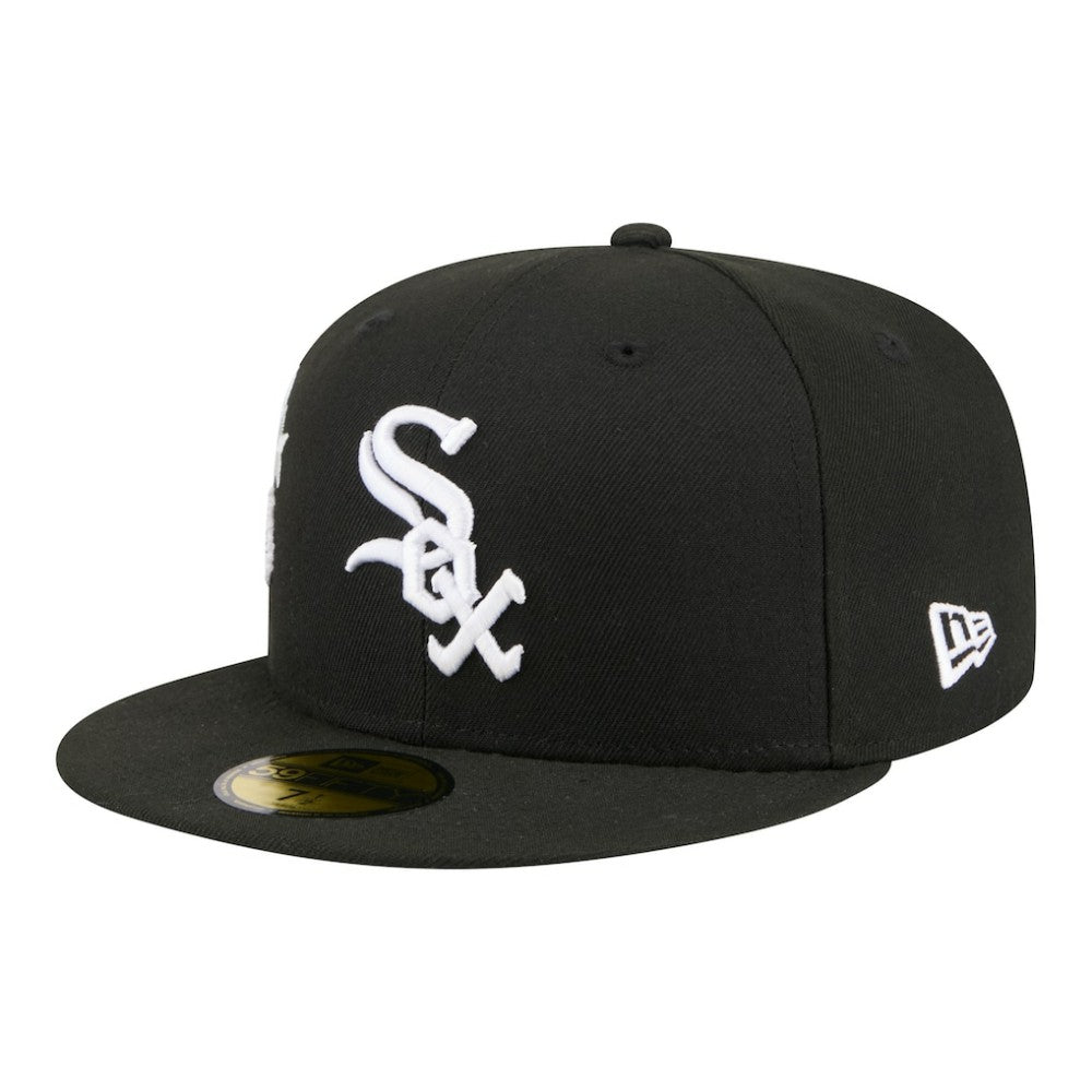 Chicago White Sox City Patch 59FIFTY Fitted Hat Black