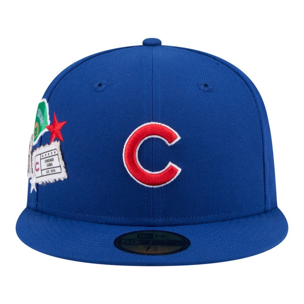 Chicago Cubs City Patch 59FIFTY Fitted Hat Royal