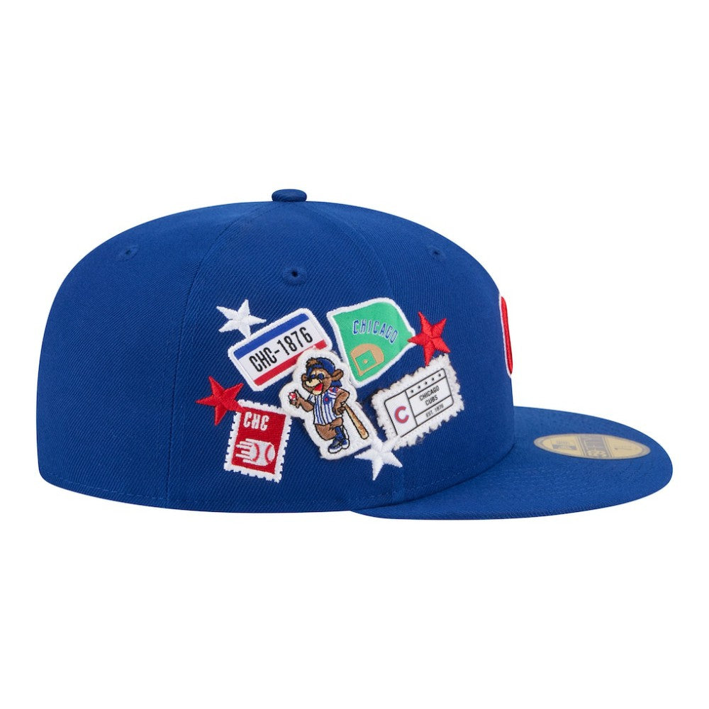 Chicago Cubs City Patch 59FIFTY Fitted Hat Royal