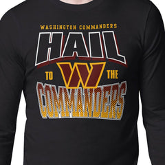 Washington Commanders Starter Comic Style Slogan Long Sleeve T-Shirt - Black cheap
