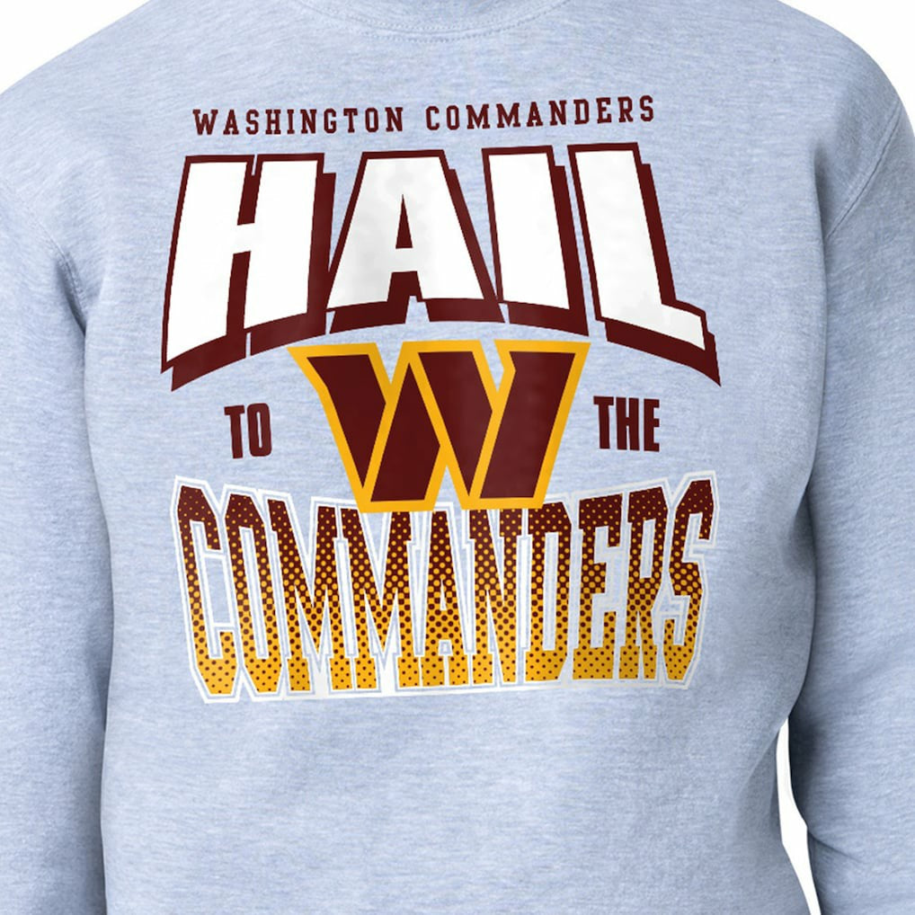 Washington Commanders Starter Comic Style Sweatshirt - Gray on sale