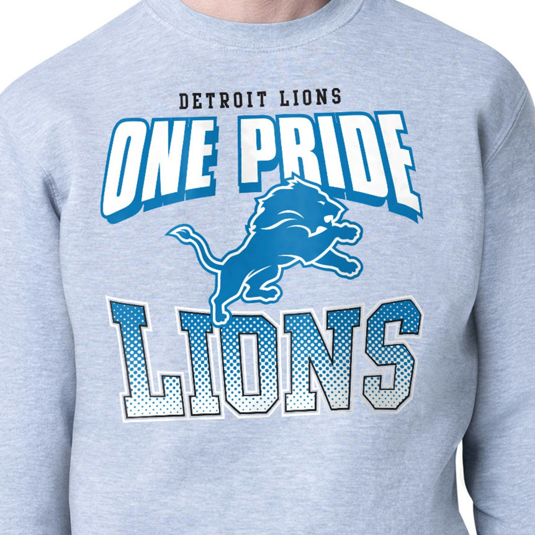 Detroit Lions Starter Comic Style Sweatshirt - Gray online