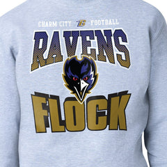 Baltimore Ravens Starter Comic Style Sweatshirt - Gray cheap
