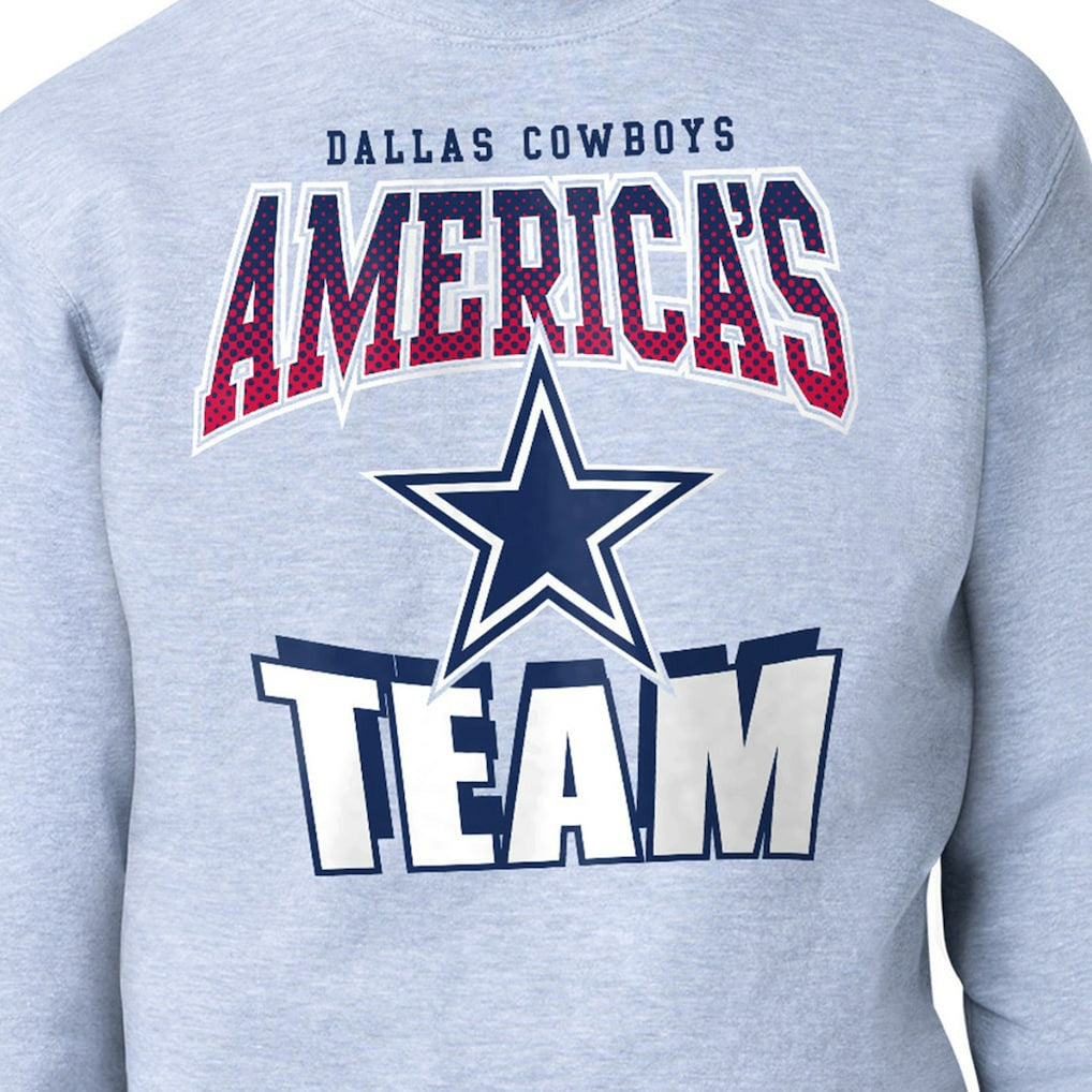 Dallas Cowboys Starter Comic Style Sweatshirt - Gray sale