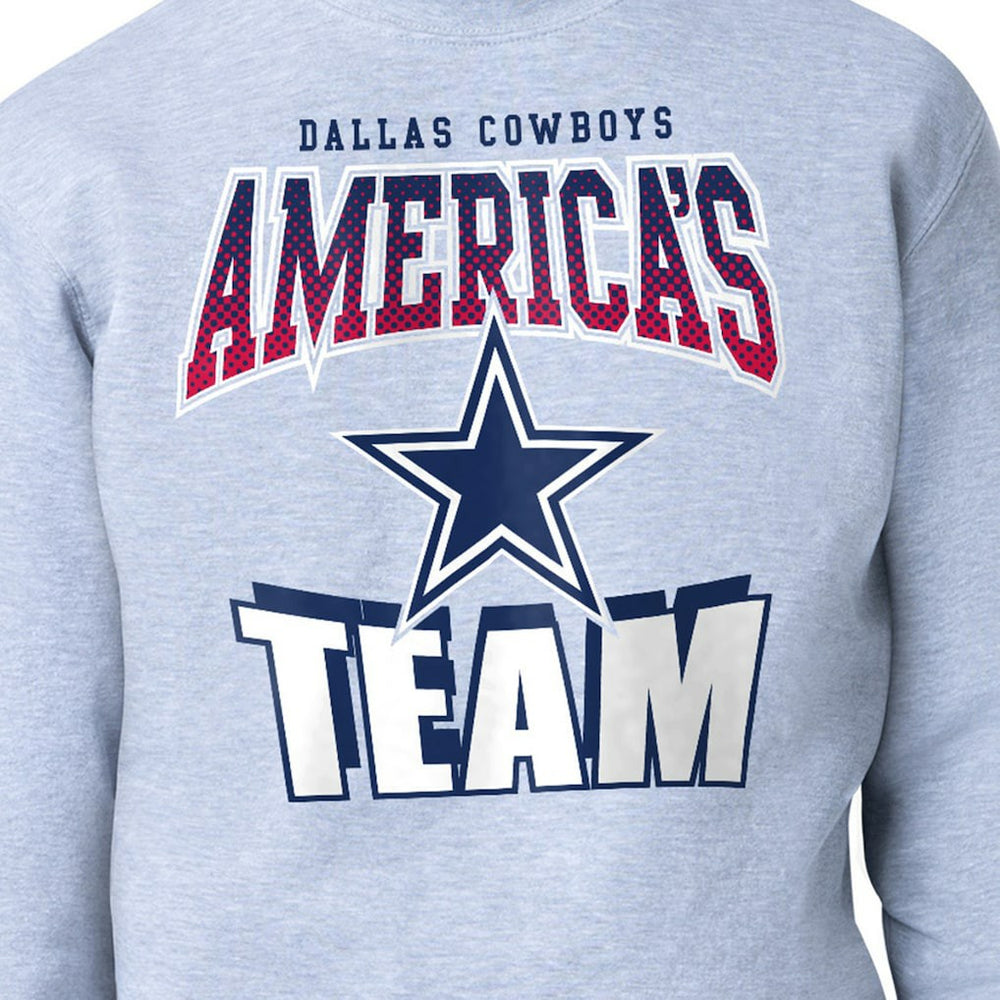 Dallas Cowboys Starter Comic Style Sweatshirt - Gray sale