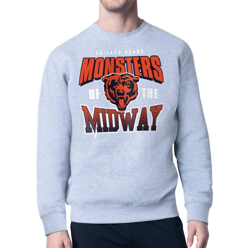 Chicago Bears Starter Comic Style Sweatshirt - Gray on sale