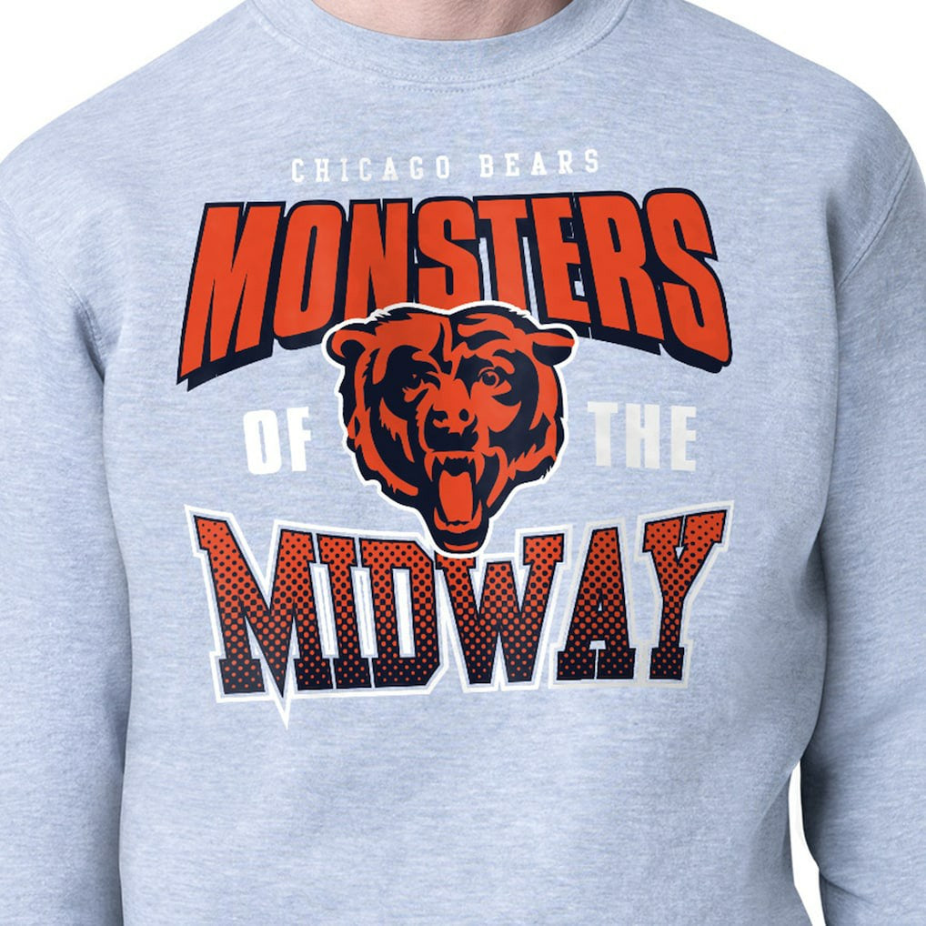 Chicago Bears Starter Comic Style Sweatshirt - Gray on sale
