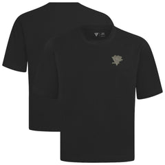 Pittsburgh Penguins Levelwear Copper Oversized Luxe Signature Knit T-Shirt - Black T-shirts