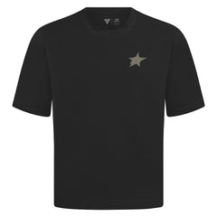 Dallas Stars Levelwear Copper Oversized Luxe Signature Knit T-Shirt - Black T-shirts