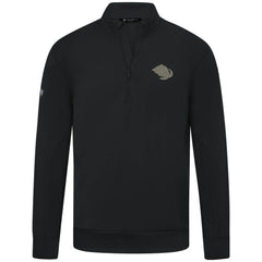 Utah Mammoth Levelwear Copper Upright Quarter-Zip Pullover - Black Pullover