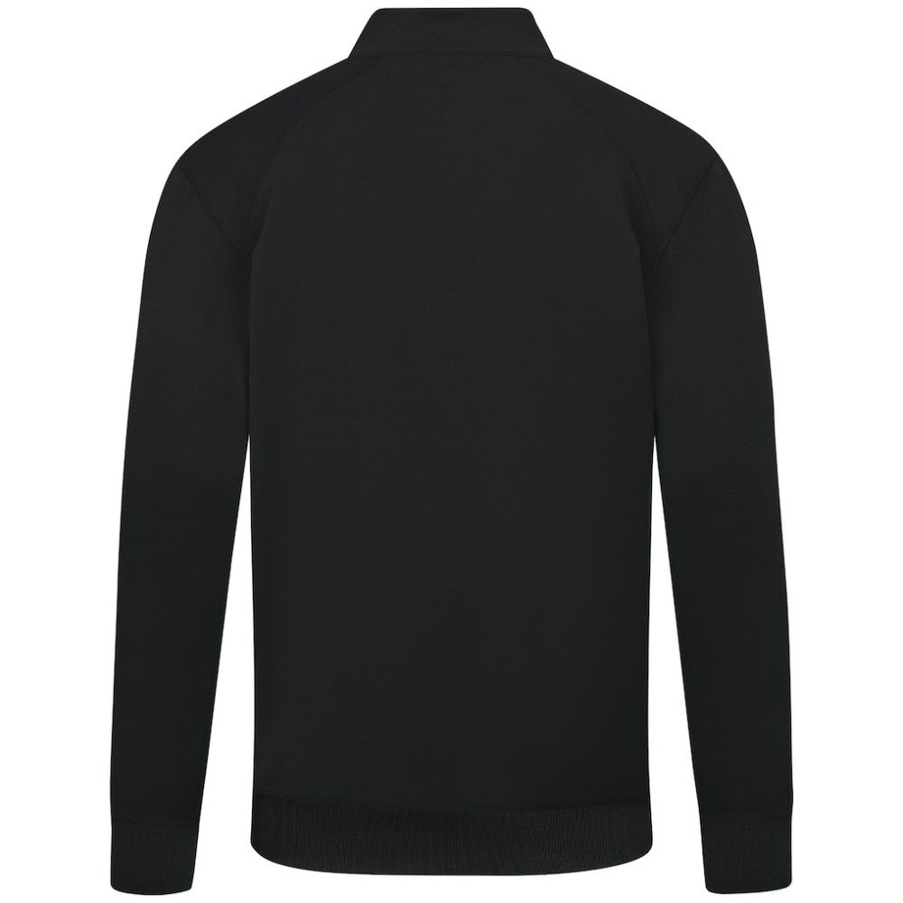 Seattle Kraken Levelwear Copper Upright Quarter-Zip Pullover - Black Pullover