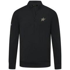Dallas Stars Levelwear Copper Upright Quarter-Zip Pullover - Black Pullover