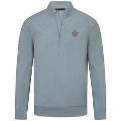 Toronto Maple Leafs Levelwear Copper Upright Quarter-Zip Pullover - Gray Pullover