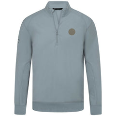 Edmonton Oilers Levelwear Copper Upright Quarter-Zip Pullover - Gray Pullover