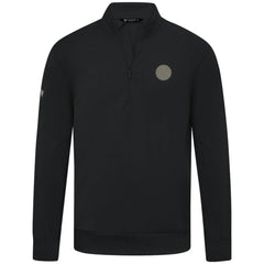 Boston Bruins Levelwear Copper Upright Quarter-Zip Pullover - Black Pullover