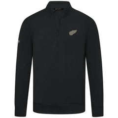 Detroit Red Wings Levelwear Copper Upright Quarter-Zip Pullover - Black Pullover