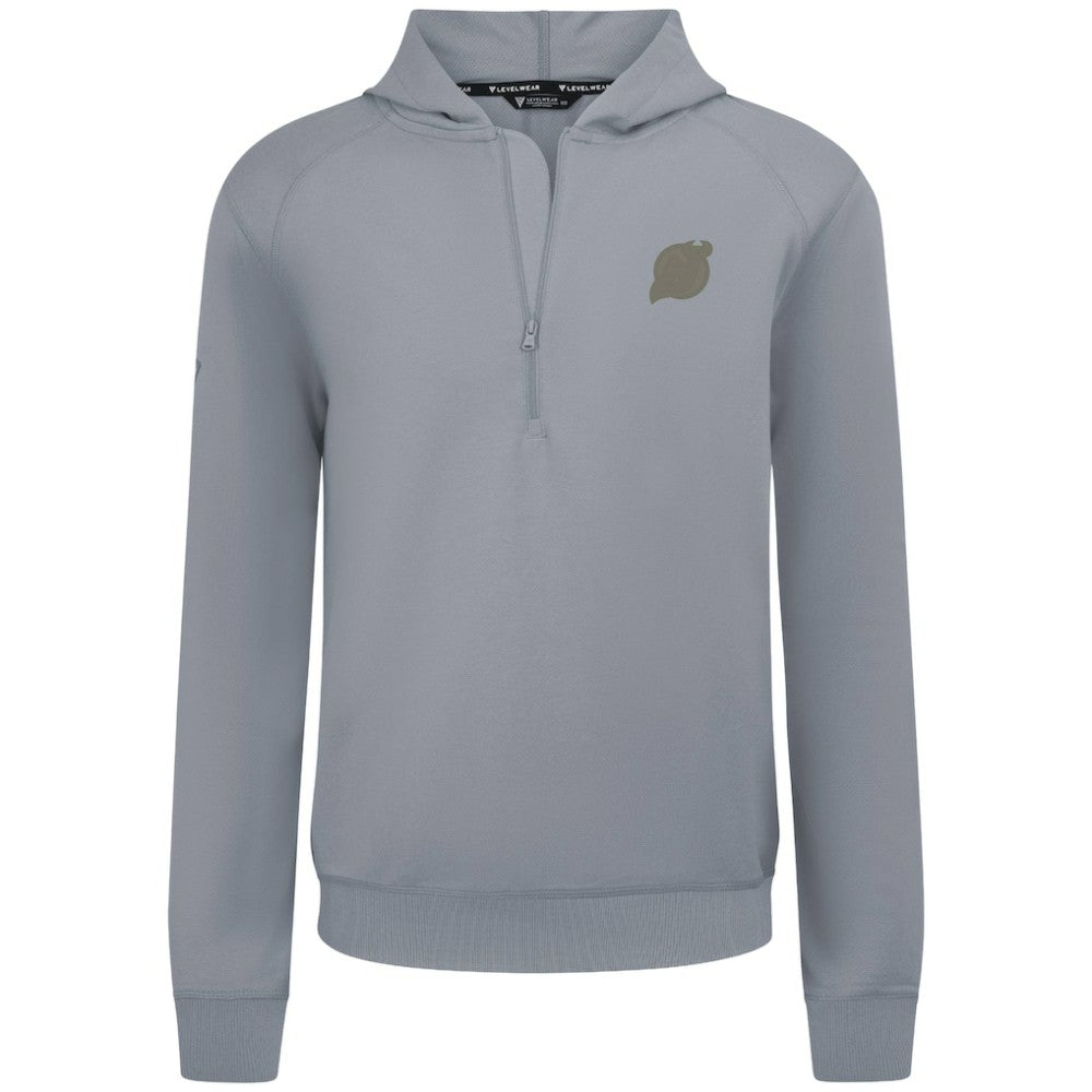 New Jersey Devils Levelwear Technic Quarter-Zip Pullover Hoodie - Gray Jerseys