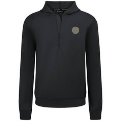 Edmonton Oilers Levelwear Technic Quarter-Zip Pullover Hoodie - Black Hoodies