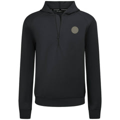 Boston Bruins Levelwear Technic Quarter-Zip Pullover Hoodie - Black Hoodies
