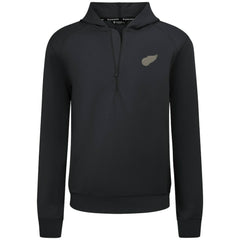 Detroit Red Wings Levelwear Technic Quarter-Zip Pullover Hoodie - Black Hoodies