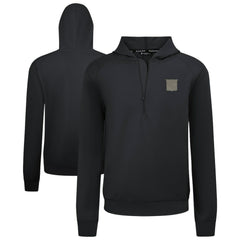 New York Rangers Levelwear Technic Quarter-Zip Pullover Hoodie - Black Hoodies