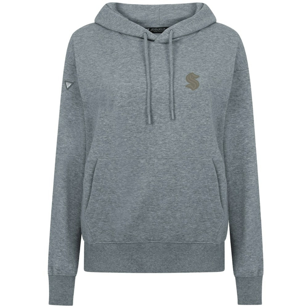 Seattle Kraken Levelwear Women's Adorn Copper Hoodie - Gray Hoodies