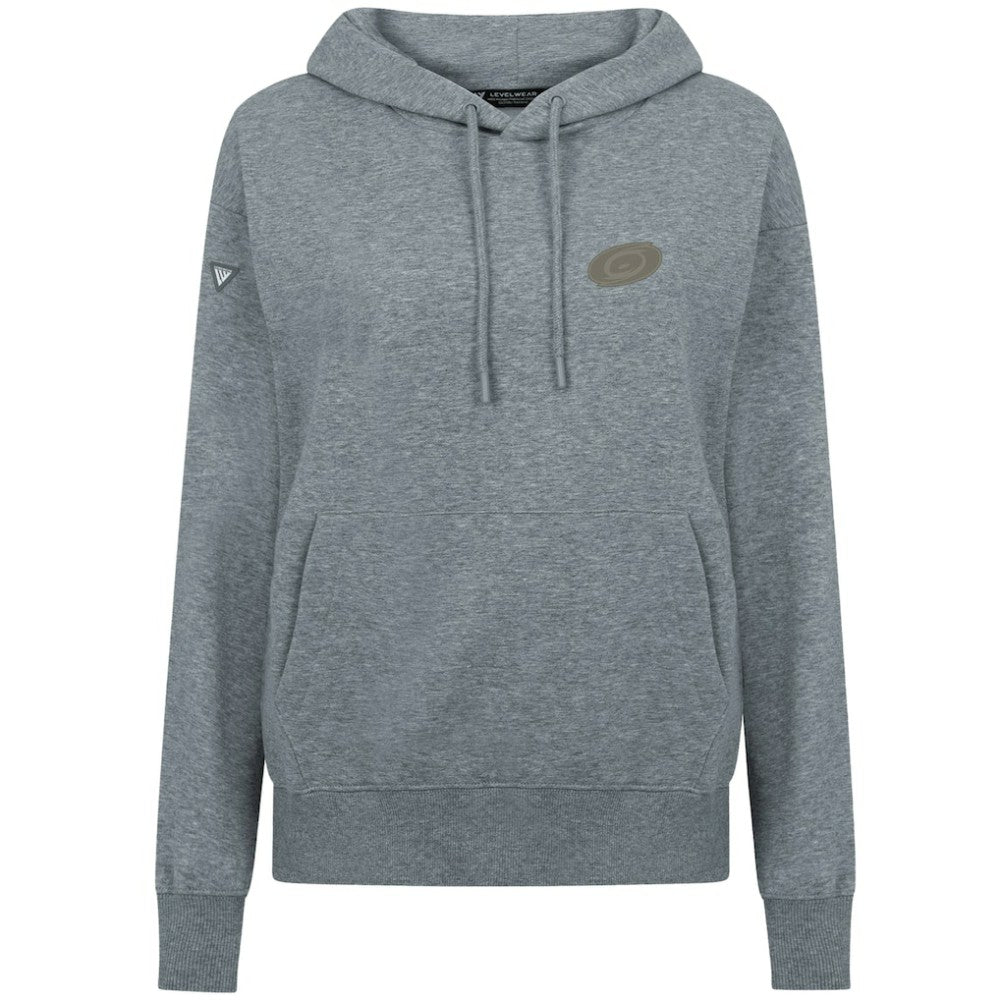 Carolina Hurricanes Levelwear Women's Adorn Copper Hoodie - Gray Hoodies