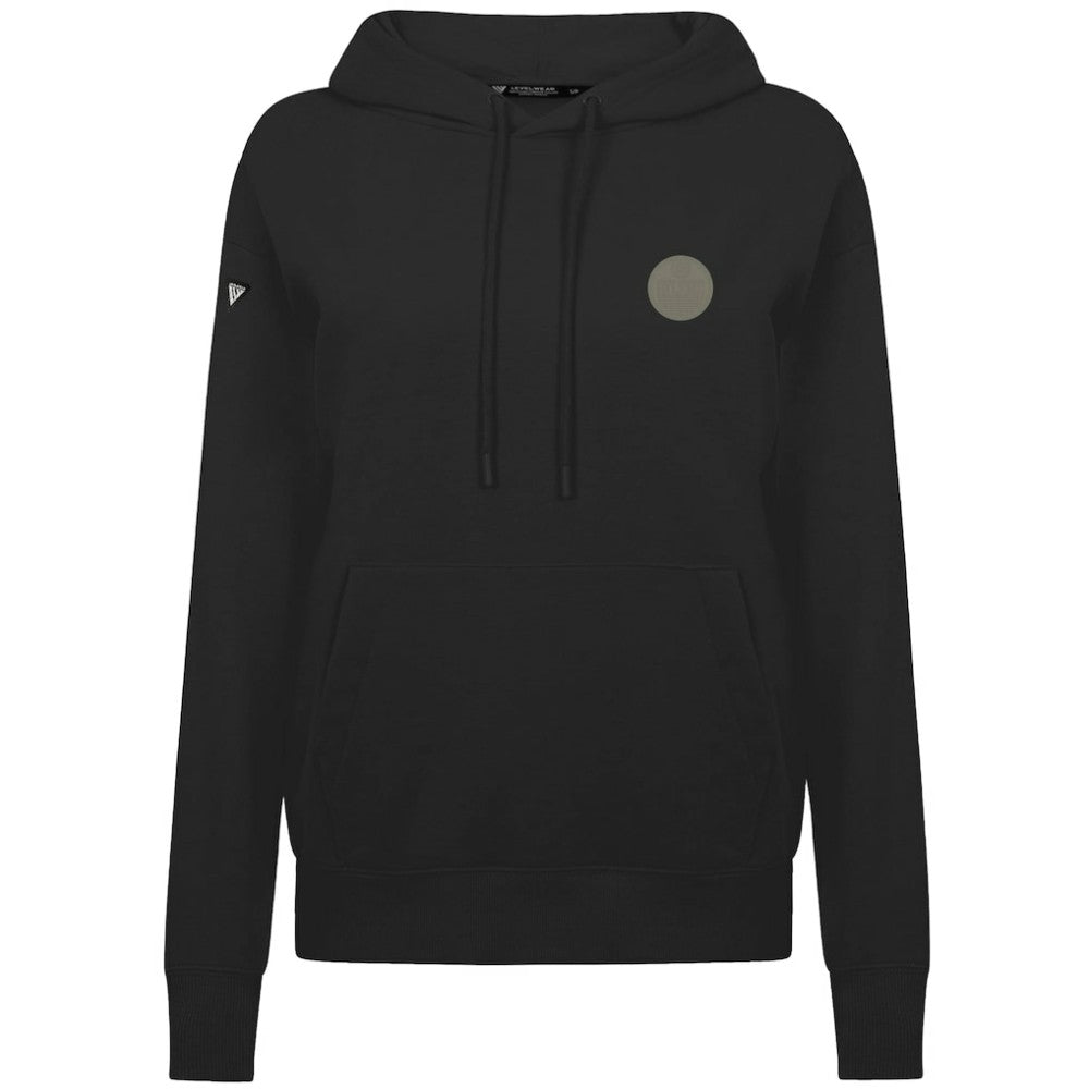 Edmonton Oilers Levelwear Women's Adorn Copper Hoodie - Black Hoodies
