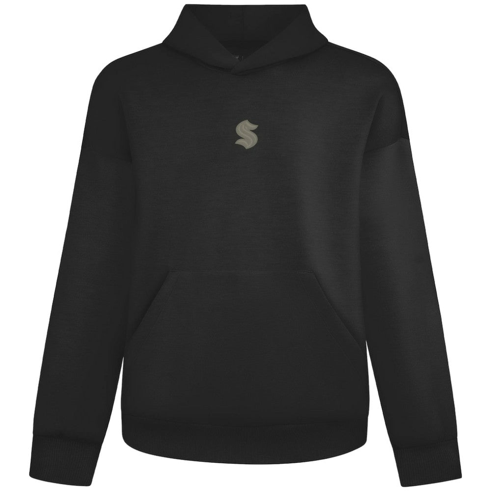Seattle Kraken Levelwear Luxe Signature Copper Hoodie - Black Hoodies