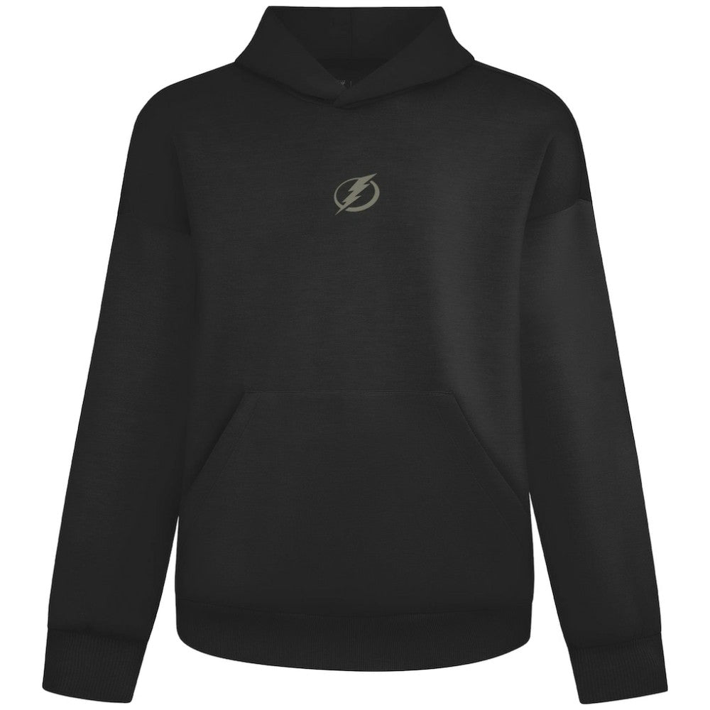 Tampa Bay Lightning Levelwear Luxe Signature Copper Hoodie - Black Hoodies
