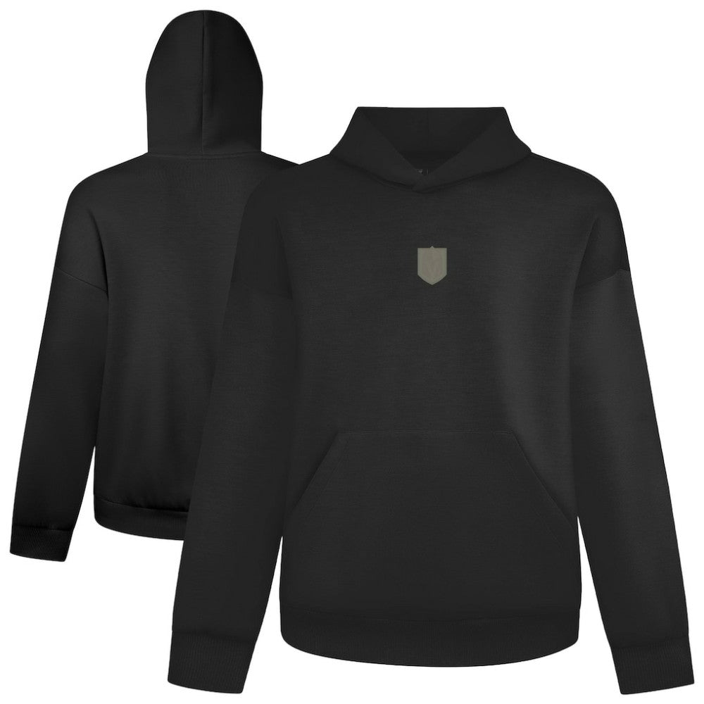 Vegas Golden Knights Levelwear Luxe Signature Copper Hoodie - Black Hoodies