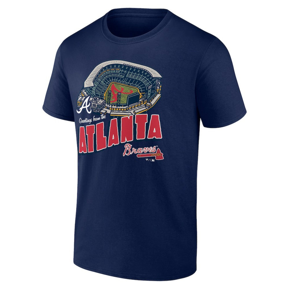 Atlanta Braves Navy Home Stadium T-Shirt
