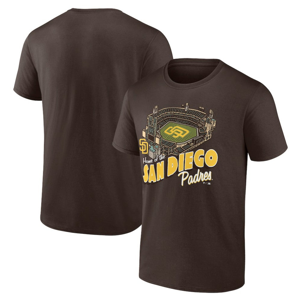 San Diego Padres Brown Home Stadium T-Shirt