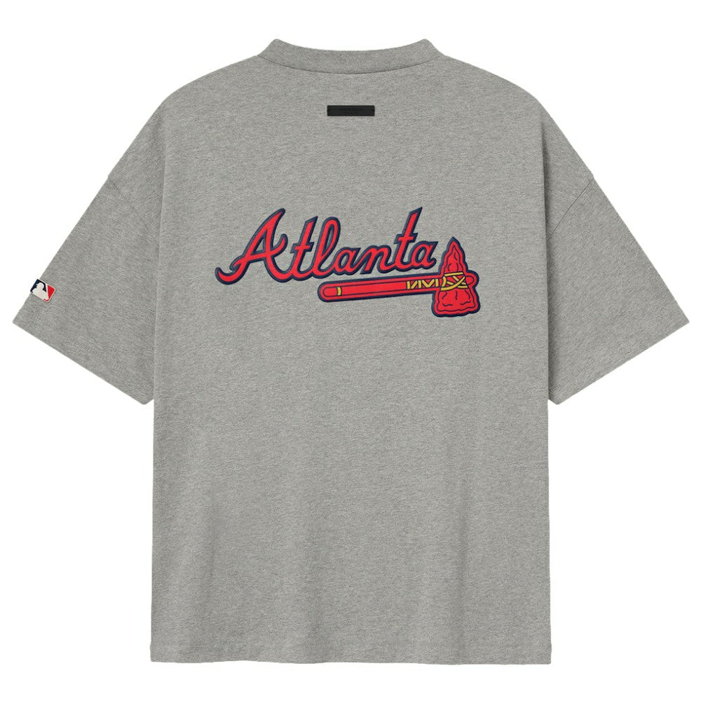 Atlanta Braves Fear of God x MLB 90's Fit T-Shirt Heather Gray