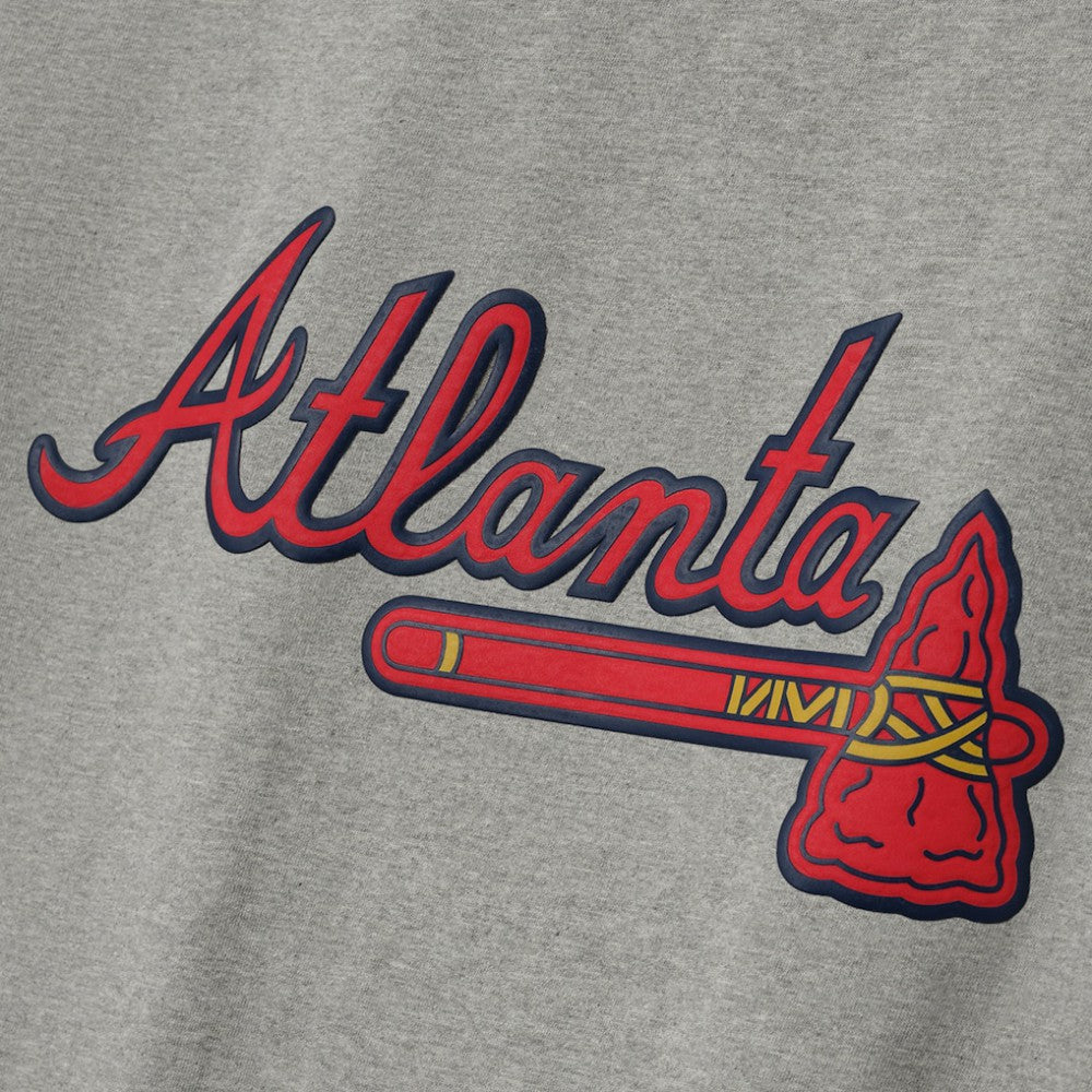 Atlanta Braves Fear of God x MLB 90's Fit T-Shirt Heather Gray
