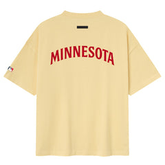 Minnesota Twins Fear of God x MLB 90's Fit T-Shirt Yellow