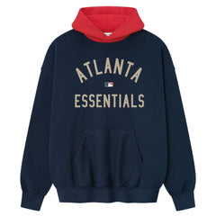 Atlanta Braves Fear of God x MLB Sport Fit Hoodie Navy/Red