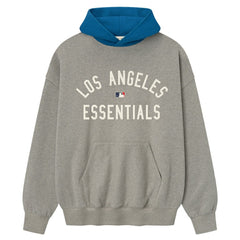 Los Angeles Dodgers Fear of God x MLB Sport Fit Hoodie Warm Heather Gray/Royal
