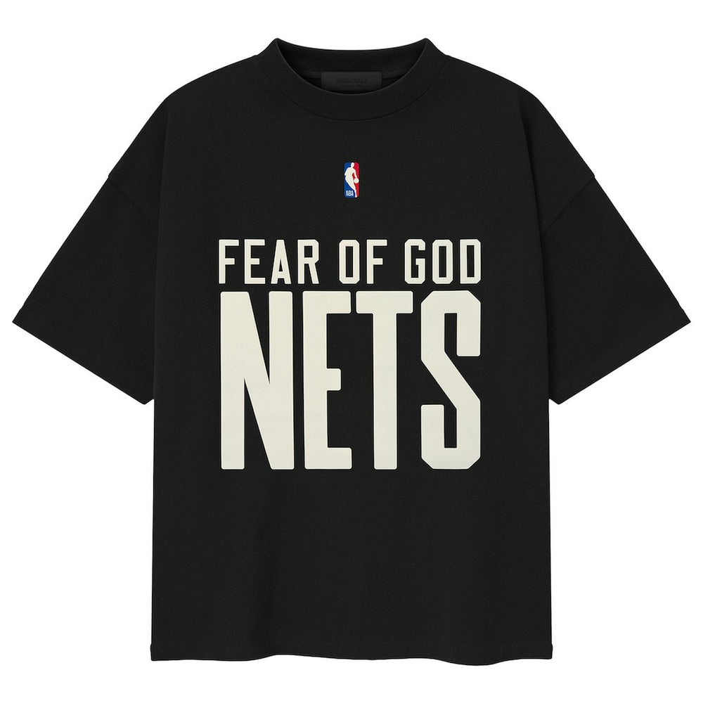 Brooklyn Nets Fear of God x NBA Classic Fit T-Shirt - Black online