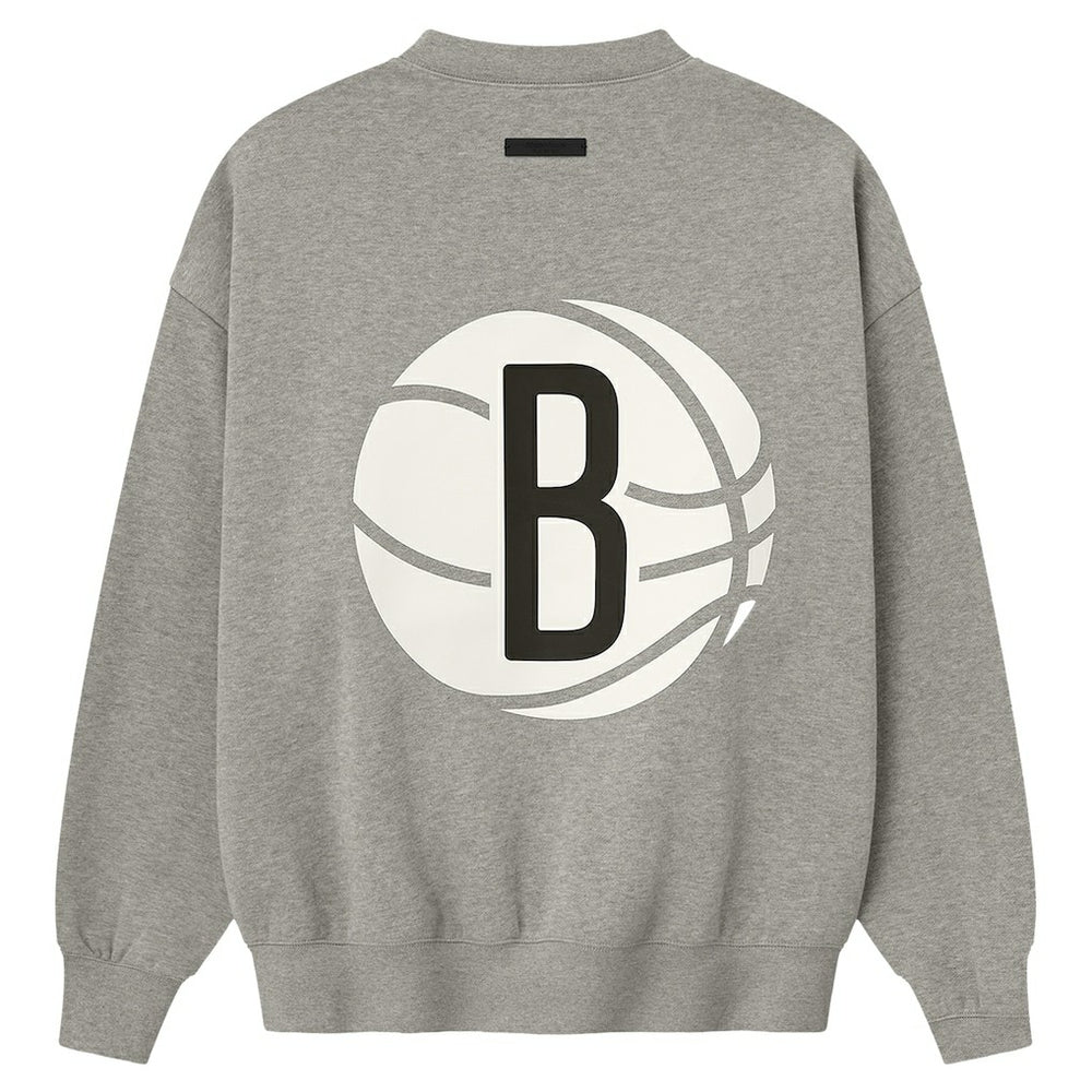 Brooklyn Nets Fear of God x NBA Sport Fit T-Shirt - Heather Gray sale
