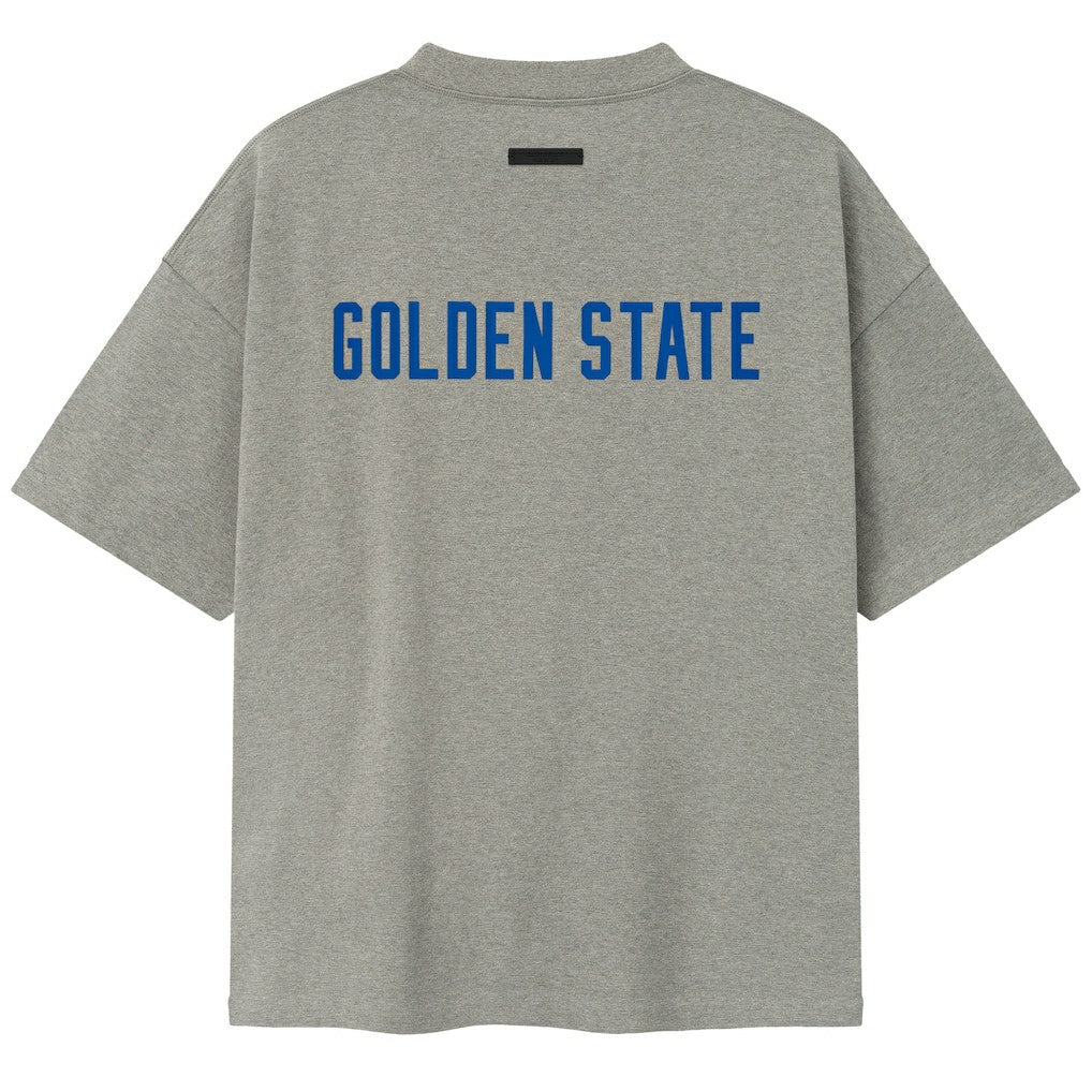 Golden State Warriors Fear of God x NBA Unisex 90s T-Shirt sale - Heather Gray shop