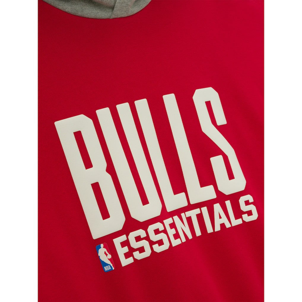 Chicago Bulls Fear of God x NBA Unisex Sport Hoodie - Red/Heather Gray discount