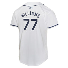 Carson Williams Tampa Bay Rays Youth Home Player Game Jersey White