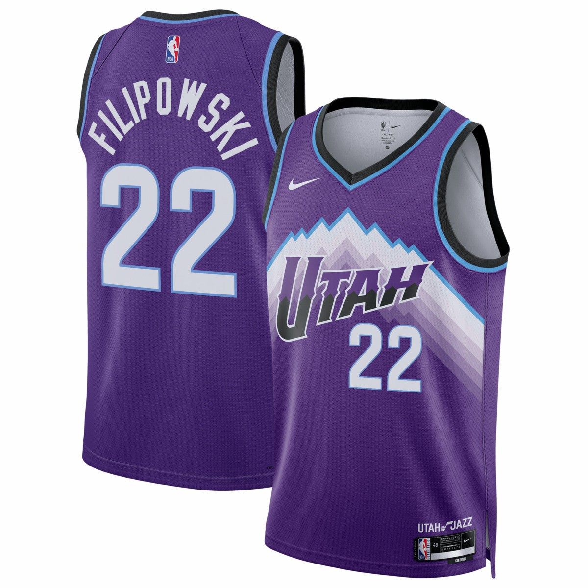 Kyle Filipowski Utah Jazz Unisex Swingman Jersey - Icon Edition - Purple online