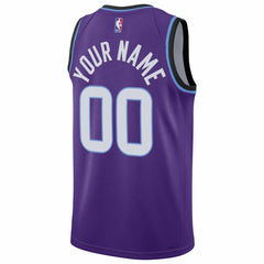 Utah Jazz Unisex Swingman Custom Jersey - Icon Edition - Purple cheap