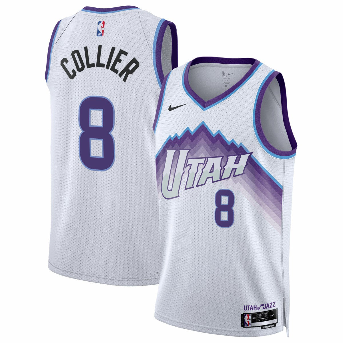 Isaiah Collier Utah Jazz Unisex Swingman Jersey - Association Edition - White discount