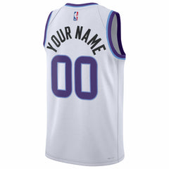 Utah Jazz Unisex Swingman Custom Jersey - Association Edition - White cheap