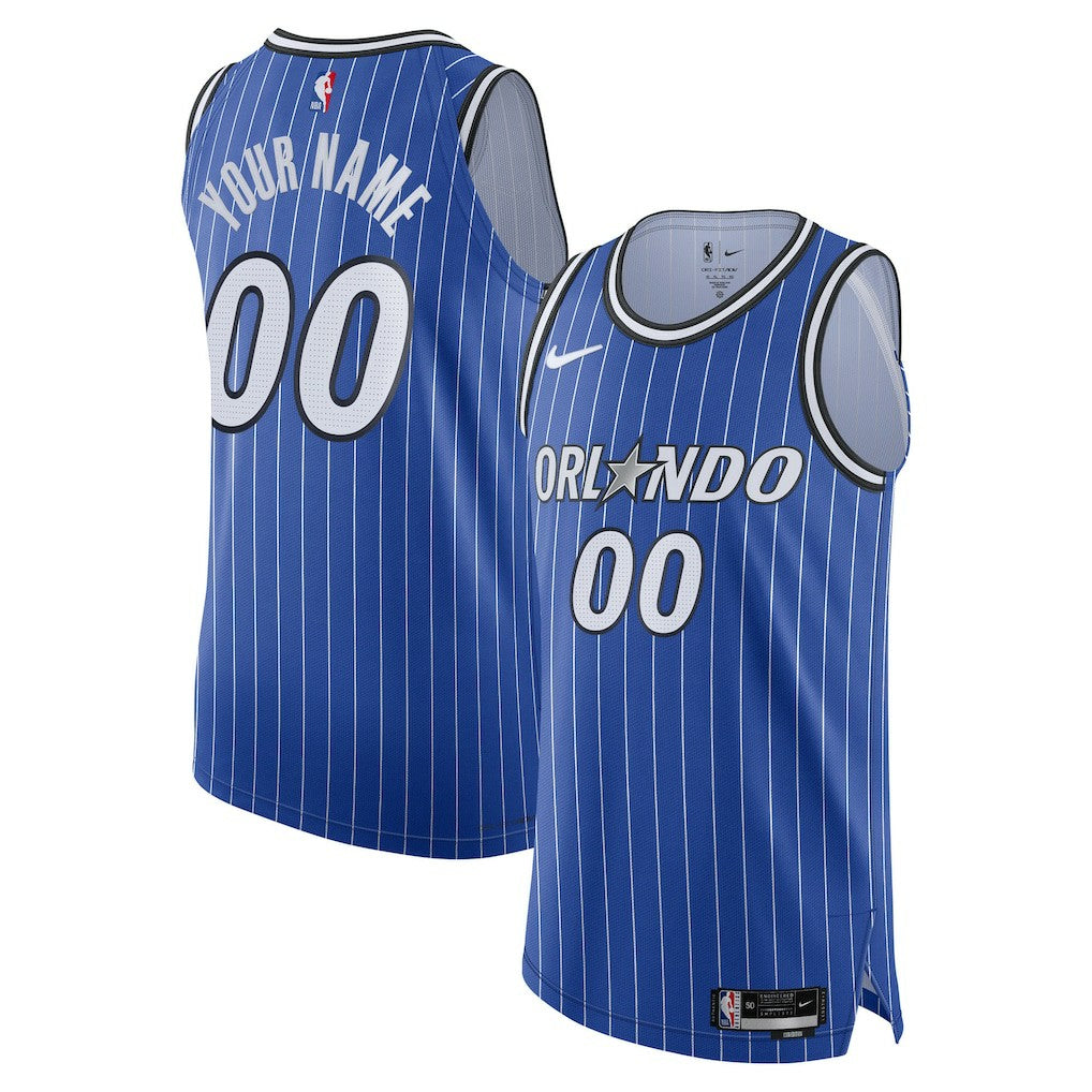 Orlando Magic Authentic Custom Jersey - Icon Edition - Blue sale