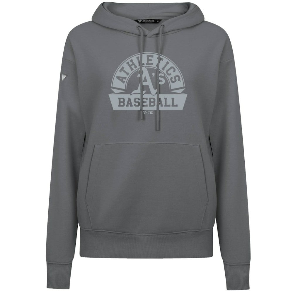 Athletics Levelwear Women's Adorn Banner Arch Hoodie Stone